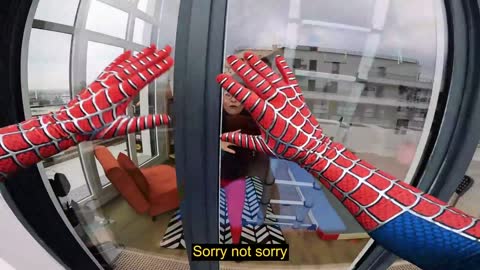 SpiderMan Escaping Angry Mom (Action POV)