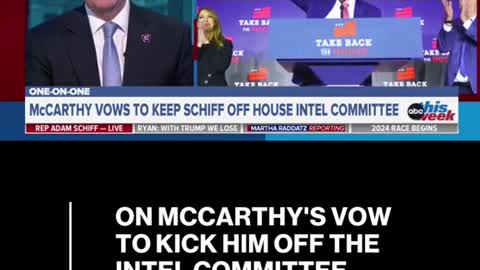 ON MCCARTHY'S VOWTO KICK HIM OFF THEINTEL COMMITTEE,