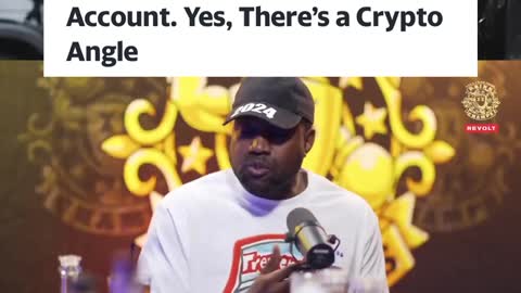 JPMorgan closed Kanye West account. Now Kanye West supports Bitcoin?