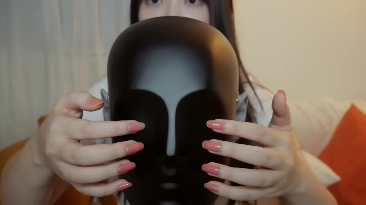 ASMR 편안하게 팅글 느끼고 싶을땐 더미헤드 만지작! 🧡 Dummyhead Tapping