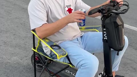 A Relaxing Scooter Ride