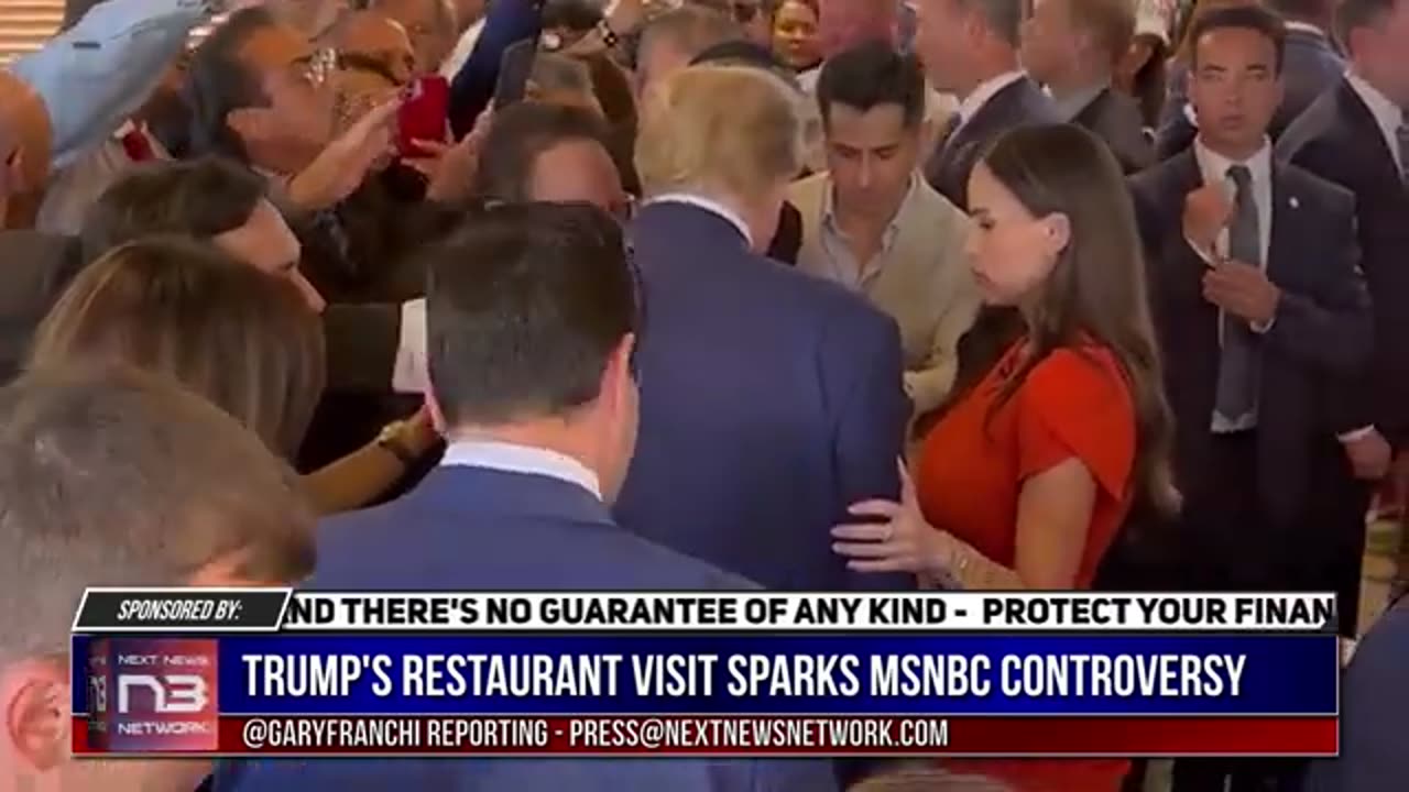SHOCKING- MSNBC's Nicole Wallace loses it over Trump's restaurant visit