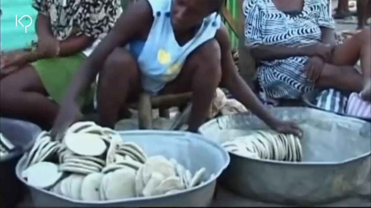 Gallete: A cake made from mud that is a staple food of Haitians
