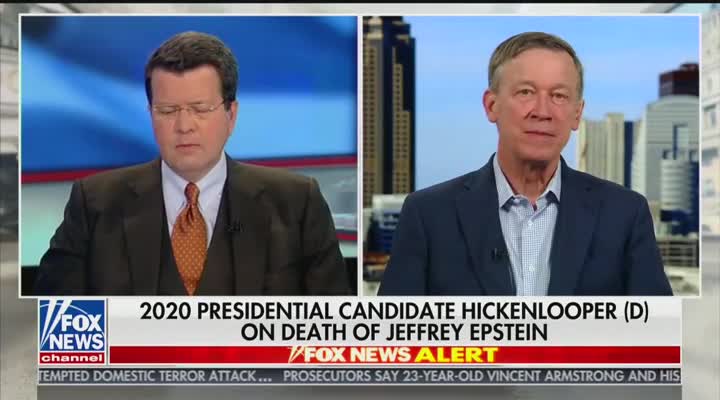 Hickenlooper discusses Epstein death on 'Cavuto Live'