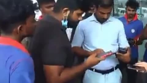 Sri Lanka… citizens use QR codes to buy fuel rations.