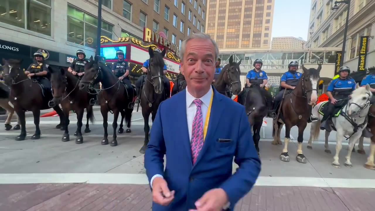 Nigel Farage: I've Arrived in Milwaukee to support my friend Donald Trump.