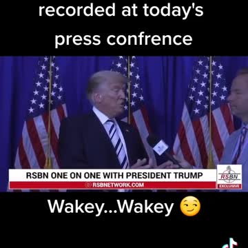 Donald Trump awake awake