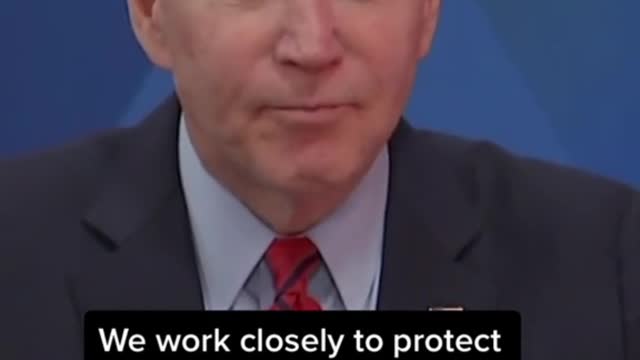 President Biden says that he shares