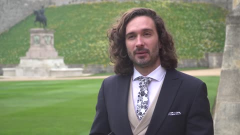 Joe Wicks receives MBE at Windsor Castle