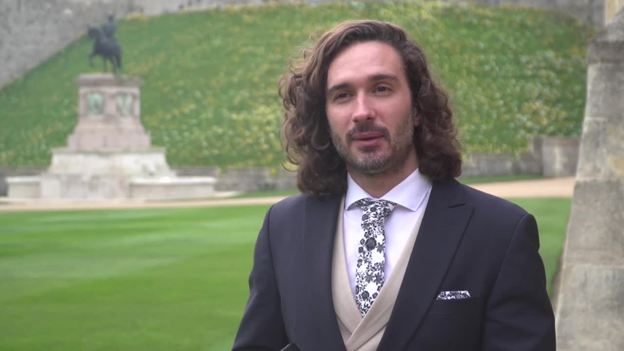 Joe Wicks receives MBE at Windsor Castle