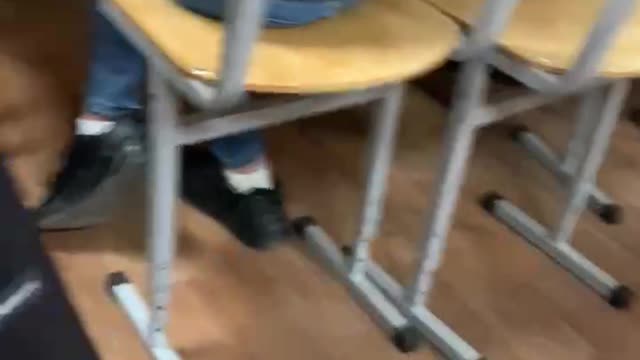 My classmate at informatic lesson😂he was boring lmao