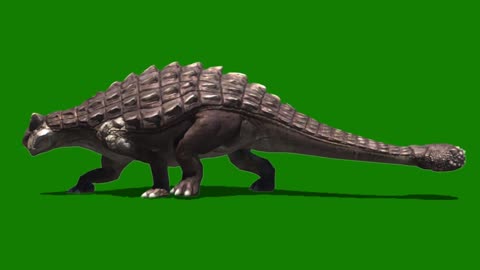 green key dinosaur walking composite show