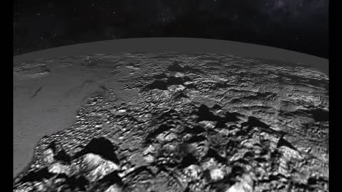 Animated Flyover of Pluto’s Icy Mountain and Plains