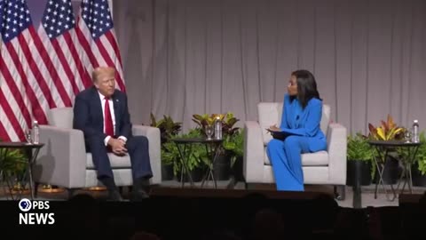 Trump SHUTS DOWN lib anchor when she tries "black woman" card with Kamala