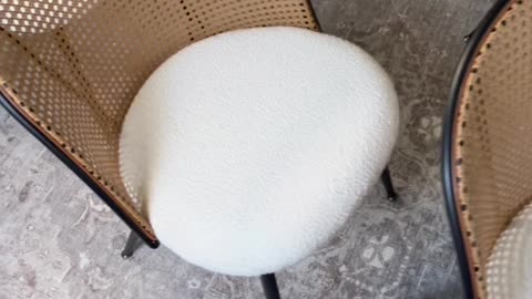 Ultimate Review Loop Yarn Valko Fabric Bekrvio Rattan Dining Chairs