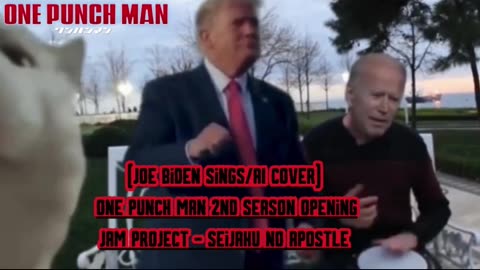 [Joe Biden sings/AI Cover] One Punch Man Season 2 OP | JAM Project - Seijaku no Apostle (静寂のアポストル)