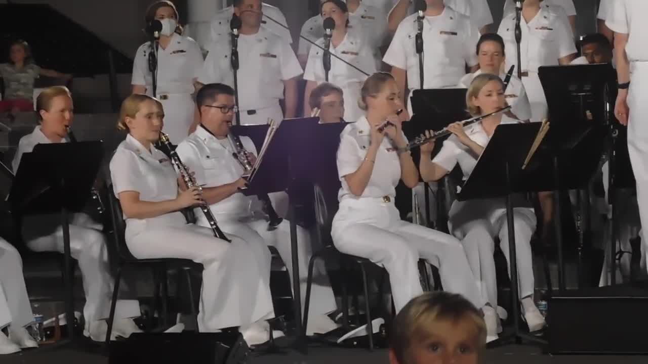 U.S. Navy Band "Concert On the Avenue" August 2, 2022 Armed Forces Medley