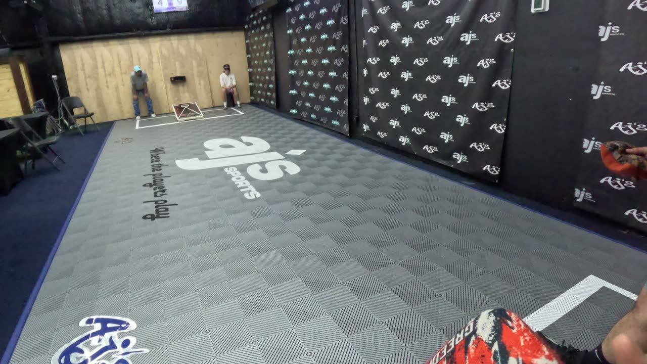 3-14-2024 AJs Sports, TCL cornhole switch, match 3