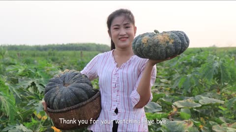 Pumpkin Recipe - Pumpkin With Pork Bone Soup Recipe - Prepare By Countryside Life TV.