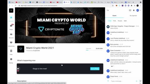 Amy James talks about Free Speech at Miami Crypto EXP - Day 1