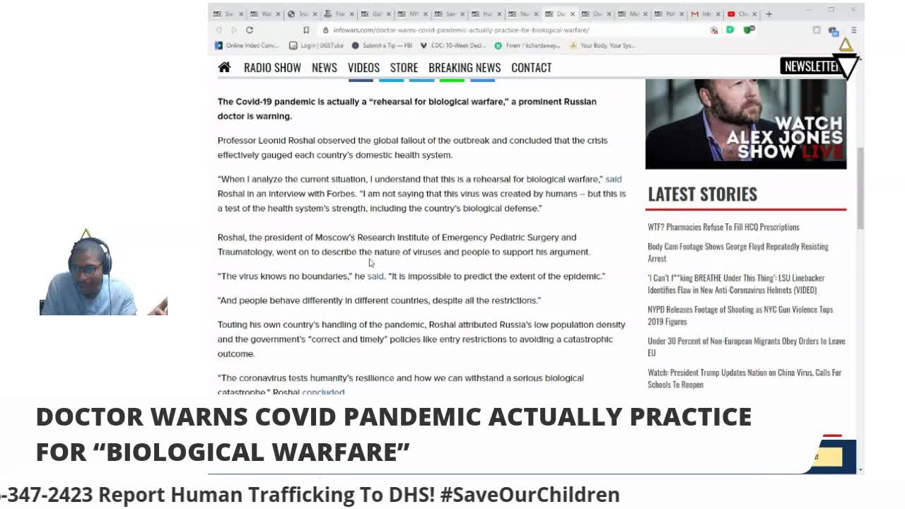 Doctor Warns COVID Pandemic Actually Practice For 'Biological Warfare'