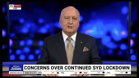 Alan Jones Attacks Sydney Lockdown.