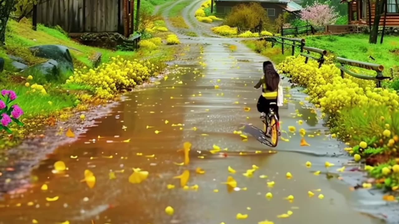 Rainy video natural beauty✨