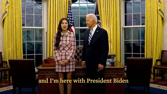 Olivia Rodrigo, President Biden, and Dr. Fauci talk Vaccines at the White House