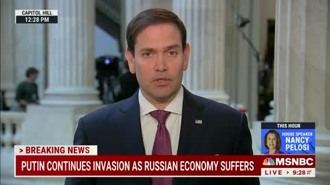 Senator Rubio Joins Andrea Mitchell Reports to Discuss the Latest on Russia's Invasion of Ukraine
