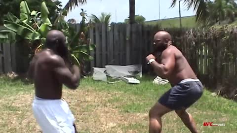 The legend of kimbo slice (Intense battle)