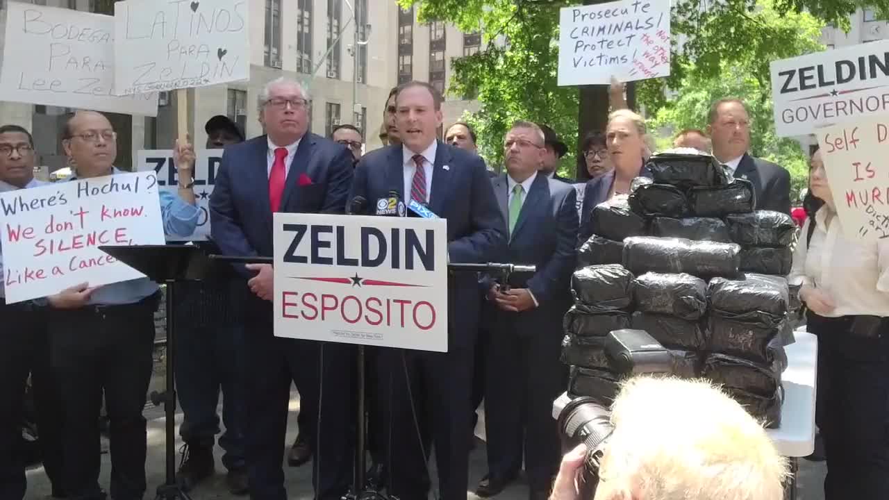 NY Gubernatorial Candidate Lee Zelden Speaking in NYC July 12, 2022