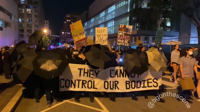 Abortion Activists Shout, "Every City, Every Town, Burn the Precinct to the Ground" in D.C.