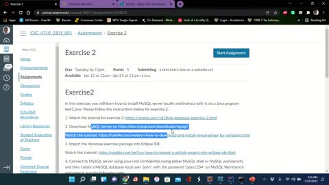 CSC 4710 exercise 2