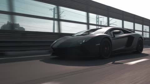 Watch the speed of the Lamborghini car