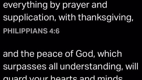 Philippians 4:6,7 for anxiety