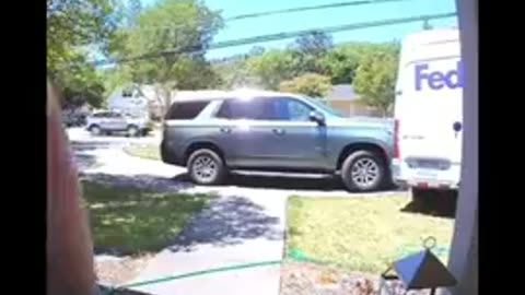 Doorbell Camera Captures This FedEx Drivers BAD Day