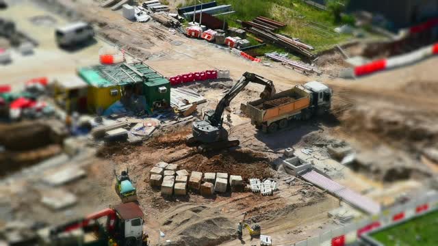 Great Time Lapse Video of a Construction Site