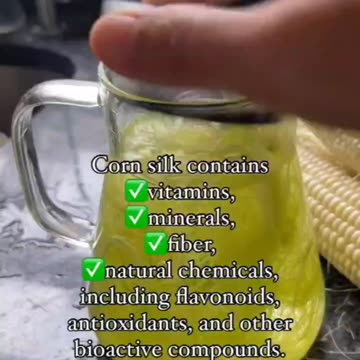 Corn silk contains watch and see