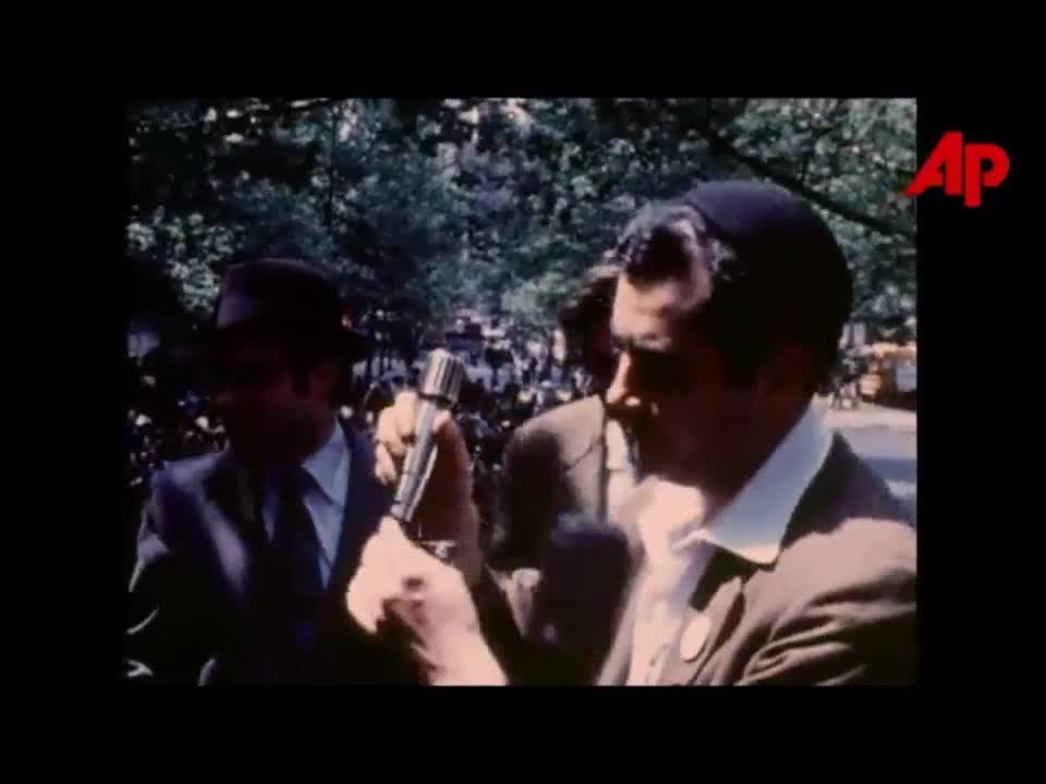 RARE- Rabbi Meir Kahane protesting for Soviet Jewry Part 1_3