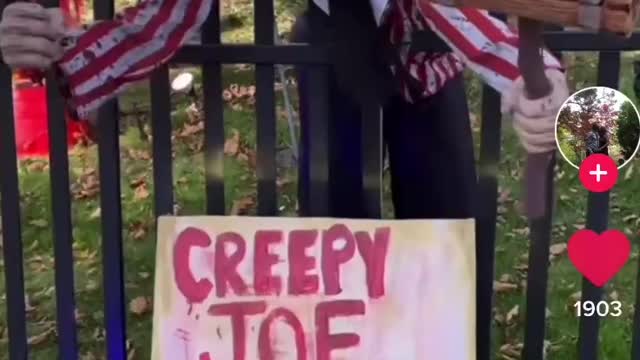 Creep Joe wants to sniff you