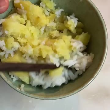 Sweet Potato and Rice 红薯饭