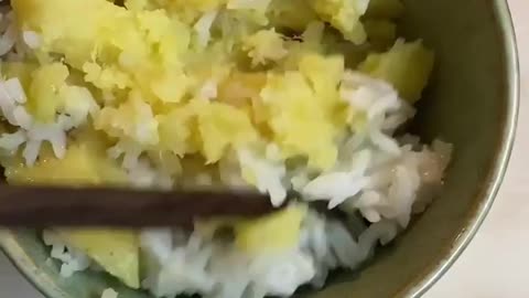 Sweet Potato and Rice 红薯饭