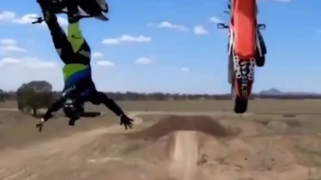 Unreal motorcycle stunts