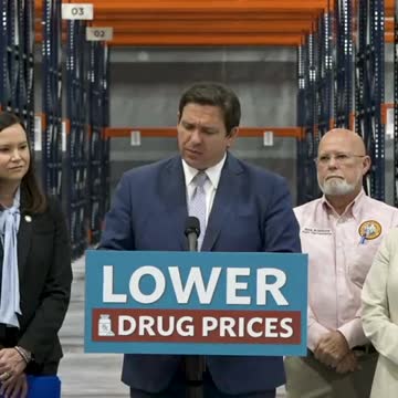 Governor Ron DeSantis Pushes For Lower Drug Prices