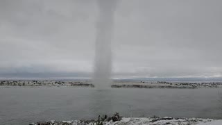 Captivating Cold Air Funnel at Lake Pueblo