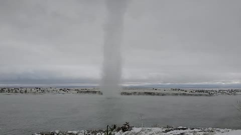 Captivating Cold Air Funnel at Lake Pueblo