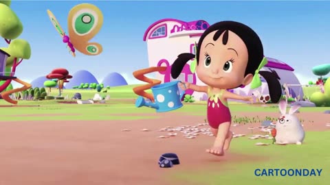 MOST POPULAR CHILDREN CARTOON PINK BUS