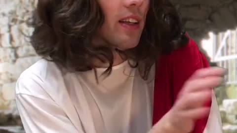 Jesus turns water into wine