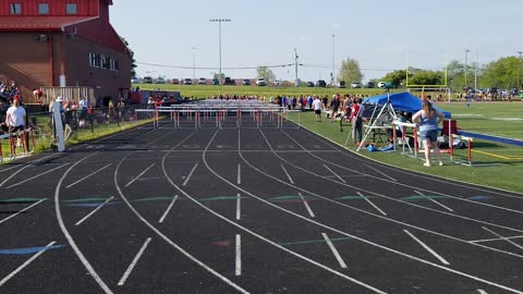 5.10.22 - Boys 110m Hurdles (Both Heats) at Scott County HS