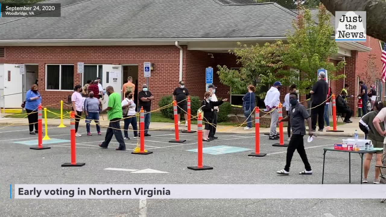 Early Virginia voters explain why they voted before watching first presidential debate on Tuesday